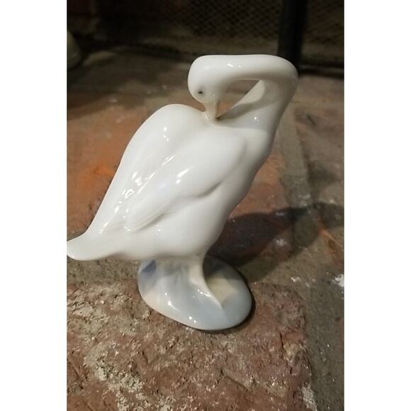 Vintage 1980s Nao Lladro Daisa Porcelain Figurines Long Neck Goose Duck Spain - Picture 4 of 13